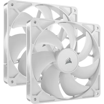 Corsair RS140 Dual-Lüfterpaket PWM 140 mm, weiß