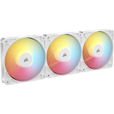 Corsair RS120-R ARGB 3er-Pack 120-mm-PWM-Reverse-Flow-Lüfter, Weiß