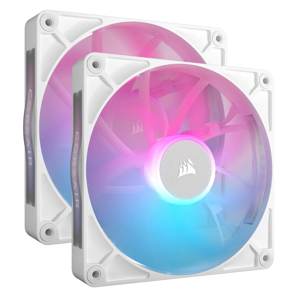Corsair iCUE LINK RX140 RGB Starter Kit 2 zusätzliche weiße PWM-Lüfter