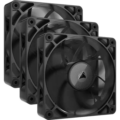 Corsair iCUE LINK RX120 MAX Dreifach-Lüfterpaket PWM 120 mm, Schwarz