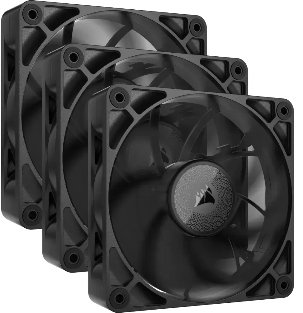 Corsair iCUE LINK RX120 Max - schwarz - 120mm Gehäuselüfter 3er-Pack