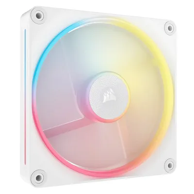 Corsair iCUE LINK LX140-R RGB 140-mm-PWM-Zusatzlüfter, Weiß