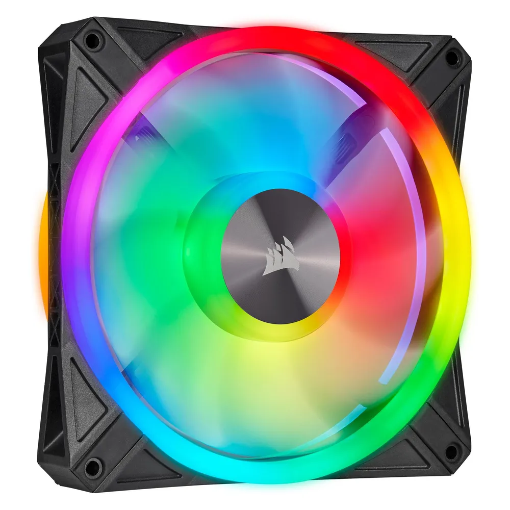 Corsair iCUE QL140 RGB PWM Einzelpack Schwarz 140 mm