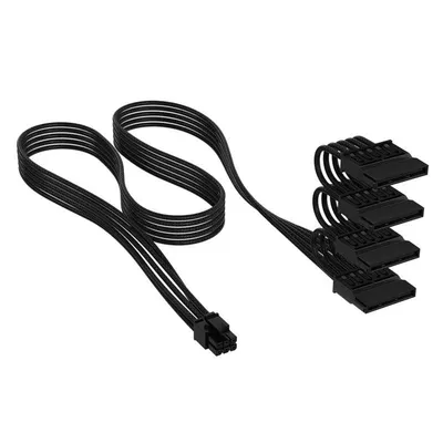 Kabel Corsair CP-8920454 4 SATA 15-polig 0,75 m Schwarz