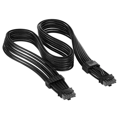 Cable CORSAIR ThermalProtect PCIe 5.1 600W 12V-2x6 - Schwarz