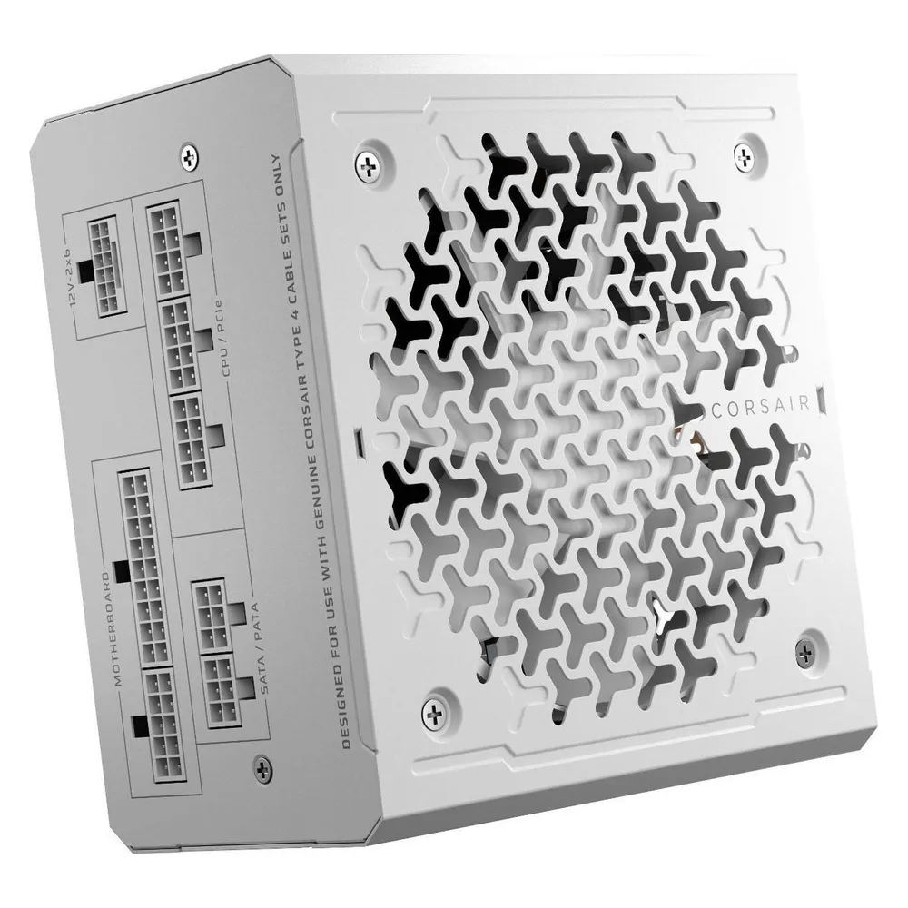 Corsair RMe Series RM750e ATX 3.1 PCIe 5.1 750W Cybenetics 80 Plus Gold Modular Weiß