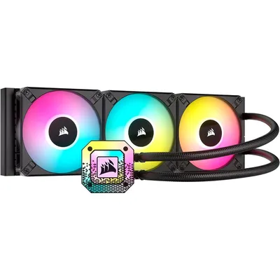 Corsair iCUE H150i ELITE CAPELLIX XT Flüssigkeitskühlungsset 360 mm Schwarz