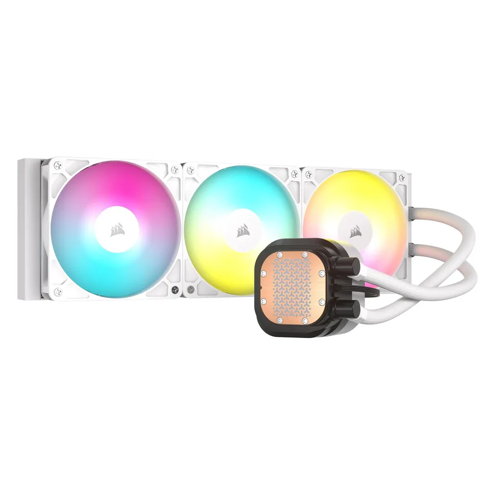 Flüssigkeitskühlung Corsair NAUTILUS 360 RS ARGB 360mm 3 Lüfter Weiß