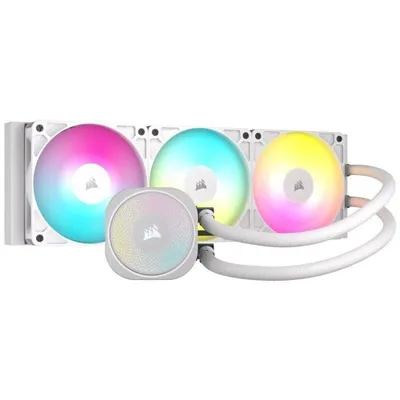 Flüssigkeitskühlung Corsair NAUTILUS 360 RS ARGB 360mm 3 Lüfter Weiß