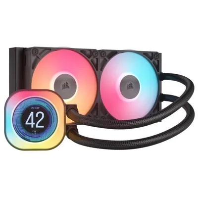 Flüssigkeitskühlung Corsair iCUE LINK TITAN 240 RX 240mm 2 Lüfter LED