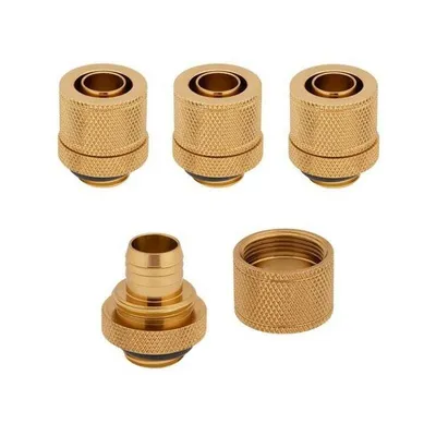 Wasserkühlung Corsair Hydro X Series XF Compression 10/13mm 4er Pack Gold