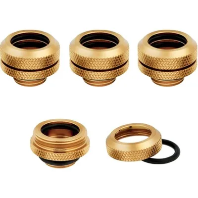 Flüssigkeitskühlung Corsair Hydro X Series XF 14 mm 4er Pack Gold