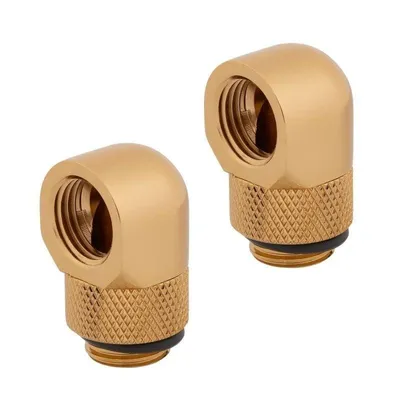 Flüssigkeitskühlung Corsair Hydro X Series 90° Drehadapter Gold