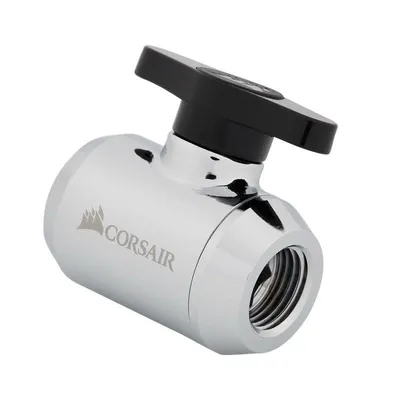 Flüssigkeitskühlung Corsair Hydro X Series XF Kugelhahn Chrom
