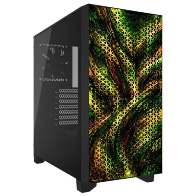 ATX Tower Corsair 3000D AIRFLOW Gehärtetes Glas USB 3.0 Schwarz Forest Edition