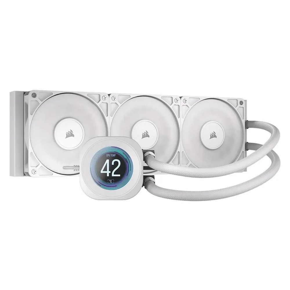 Refrigeración Líquida Corsair Nautilus 360 RS 360mm 3 Lüfter PWM Weiß
