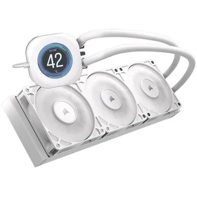 Refrigeración Líquida Corsair Nautilus 360 RS 360mm 3 Lüfter PWM Weiß