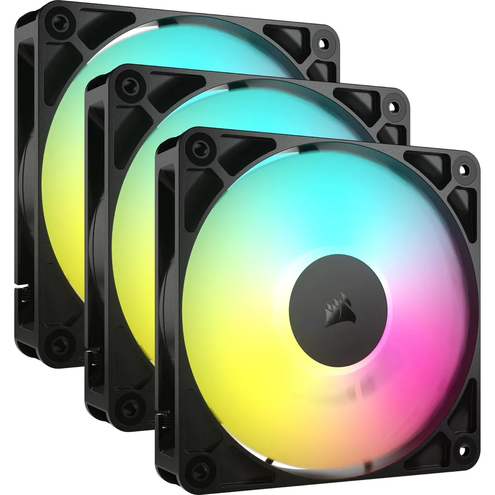 RS120 ARGB 120mm PWM, 3 Stück, Schwarz