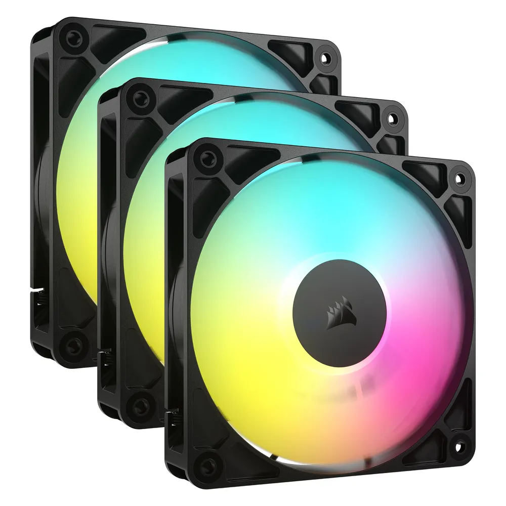 RS120 ARGB 120mm PWM, 3 Stück, Schwarz
