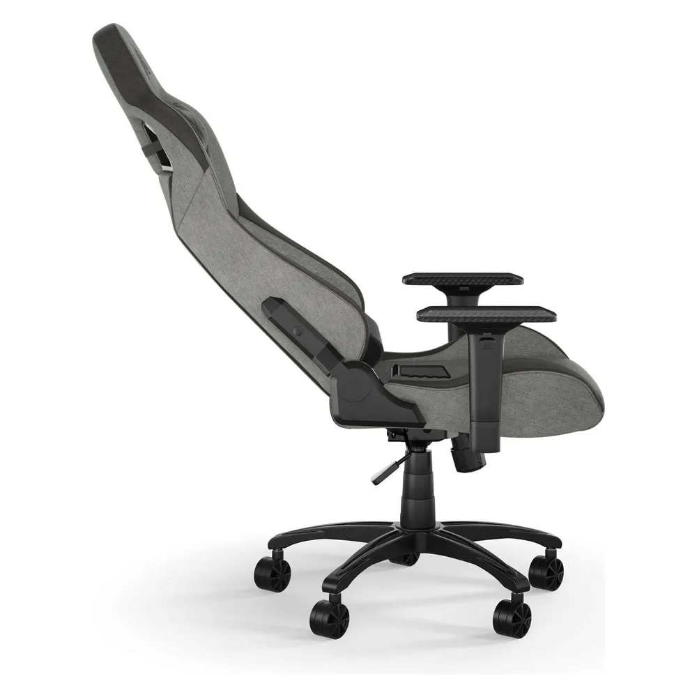 T3 Rush Gaming-Stuhl mit Stoffbezug (2023), Grau/Anthrazit