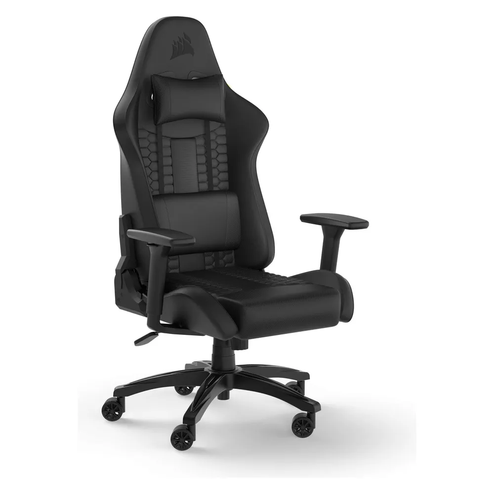TC100 Relaxed Gaming-Stuhl, Kunstleder, Schwarz