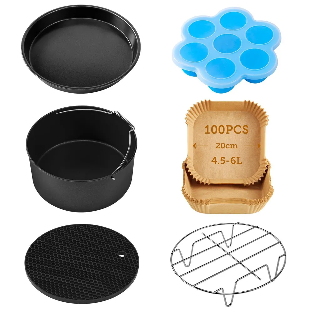 C158-6AC-EUR 6er-Set Airfryer-Zubehör