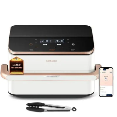 Heißluftfritteuse Cosori Dual Blaze Twinfry Chef Edition 10L 2800W Doppelkorb App-Steuerung