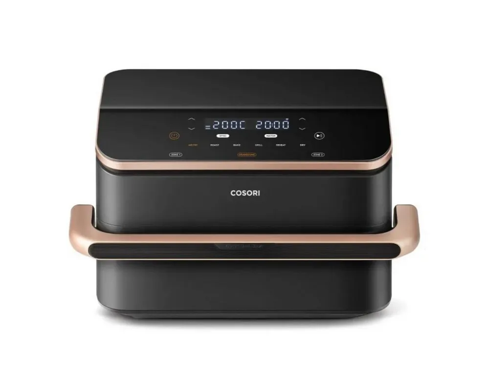 Cosori Fritteuse Twinfry Chef Edition, 10L Kapazität, WiFi, Dual Zonen, 2800W
