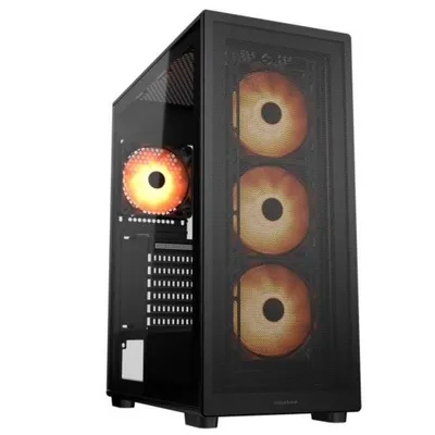 Gehause Cougar MX220 RGB Midi Tower Schwarz ATX RGB 3x120mm USB-C