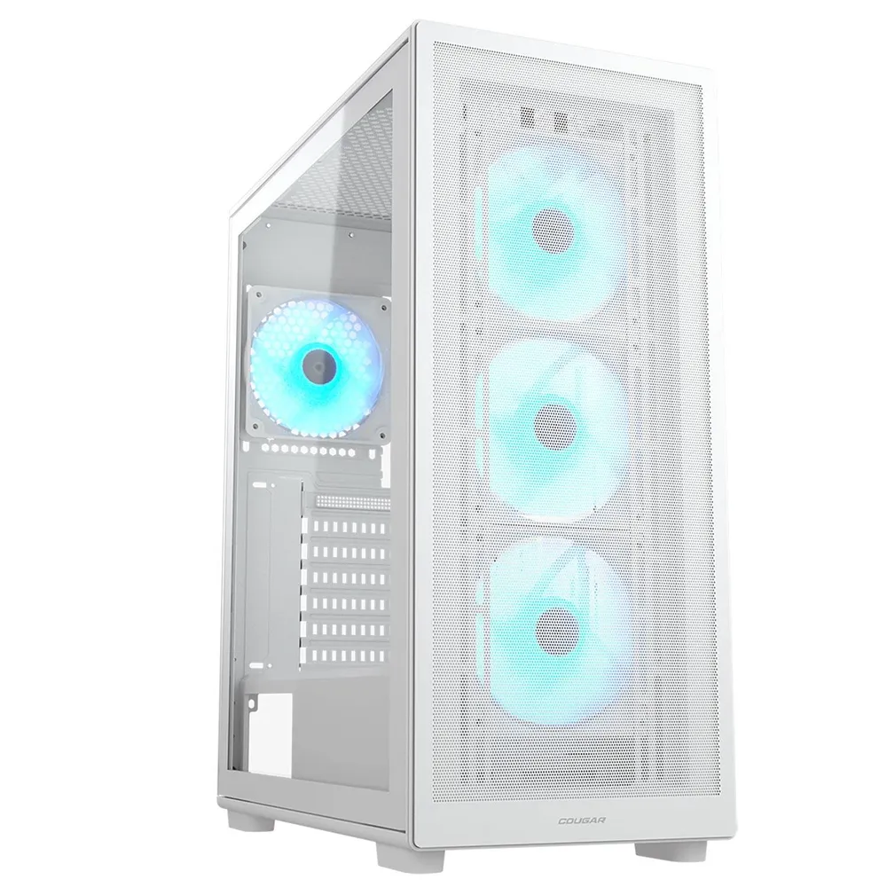Cougar MX220 RGB Tower Weiß 4x ATX/Micro ATX/Mini-ITX Lüfter RGB Beleuchtung