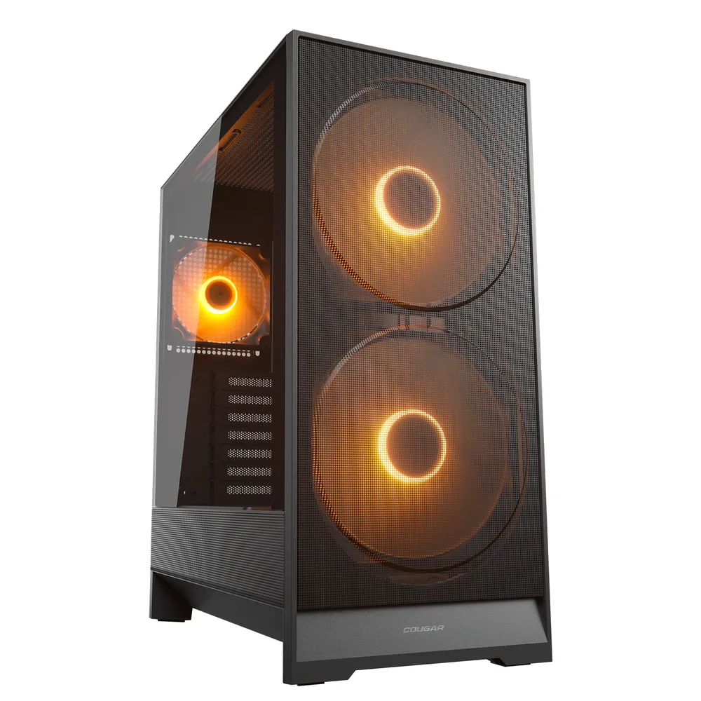 PC-Gehäuse Cougar CGR-5VA4B-RGB Midi Tower ATX RGB-Glasfenster Gaming