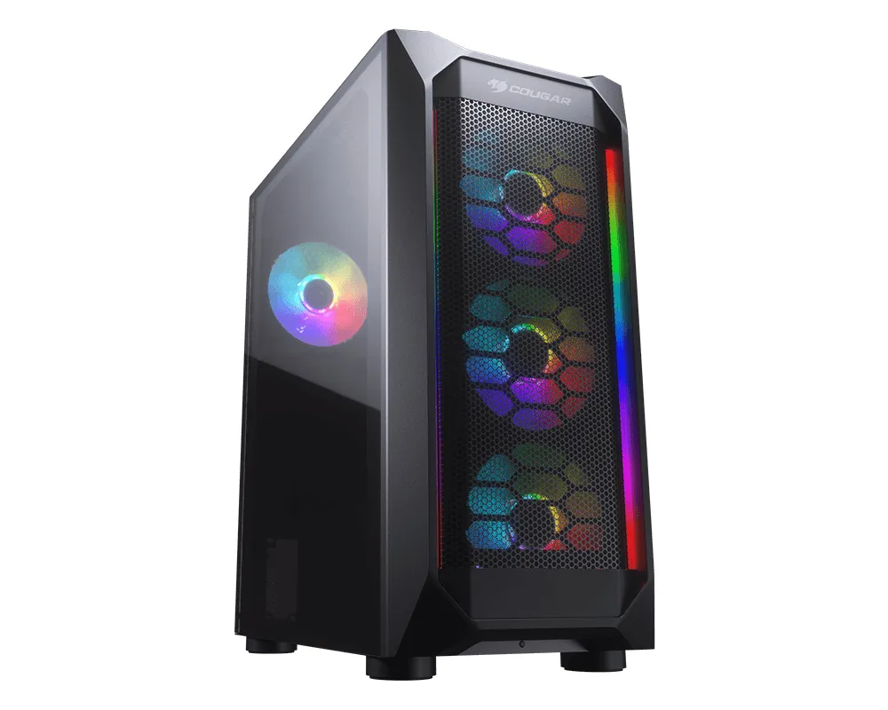 Cougar MX410 Mesh-G RGB gehärtetes Glas USB 3.1