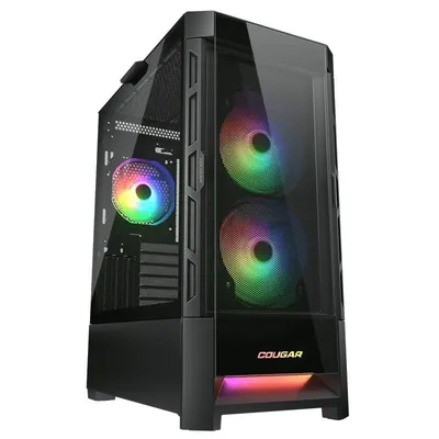Cougar Duoface RGB gehärtetes Glas USB 3.0 Schwarz