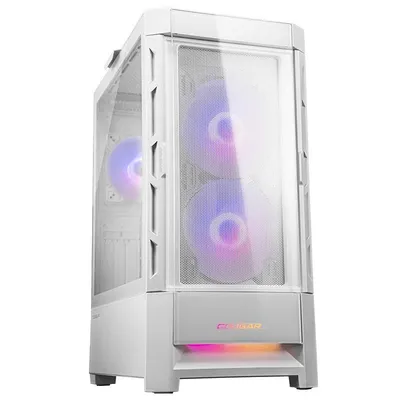 Cougar Duoface RGB gehärtetes Glas USB 3.0 weiß