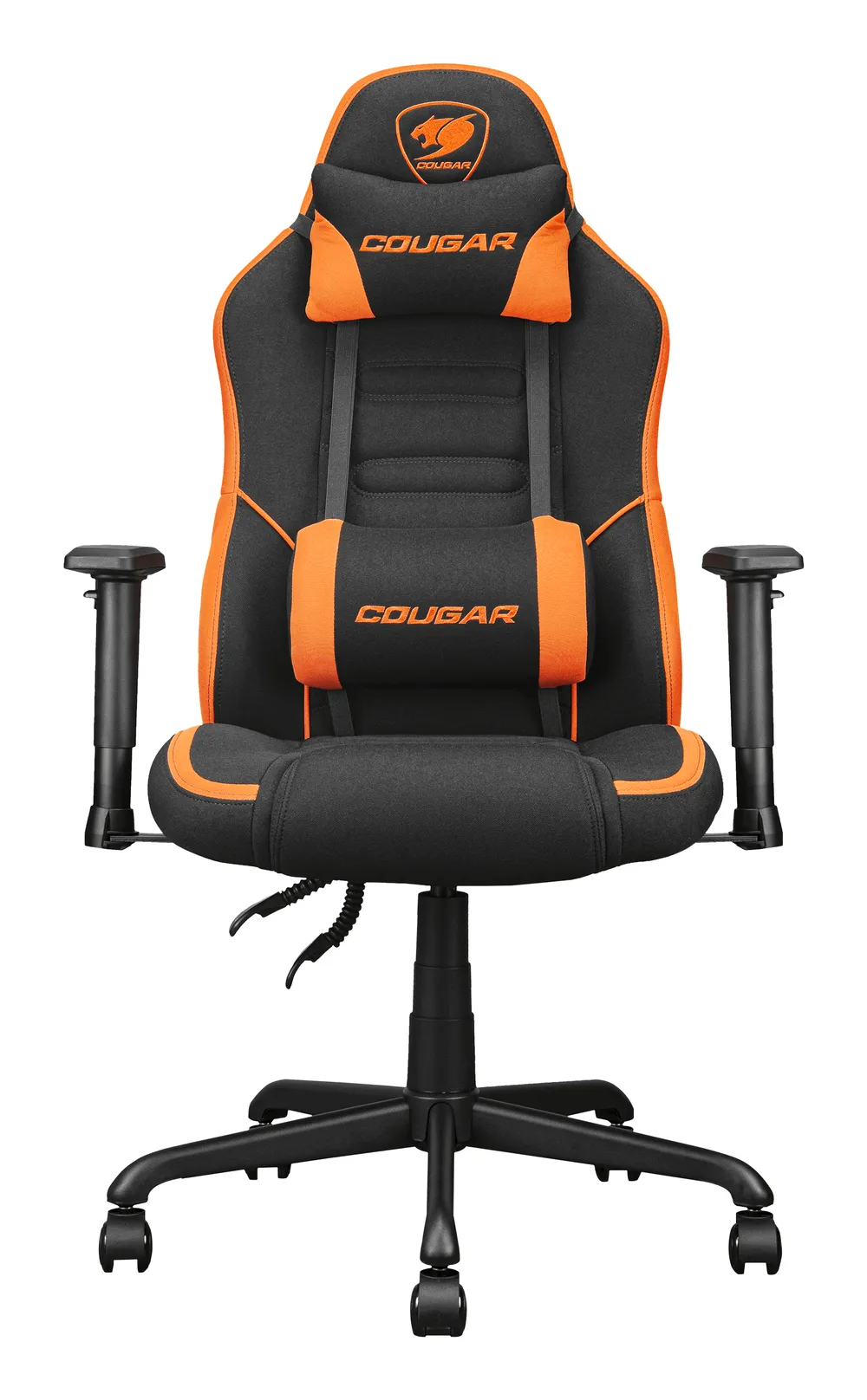 Stuhl Cougar Fusion S Gaming 3D-Lendenwirbelstütze Ergonomisch Schwarz Orange