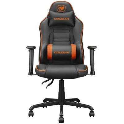 Cougar Fusion S Gaming-Stuhl Schwarz/Orange