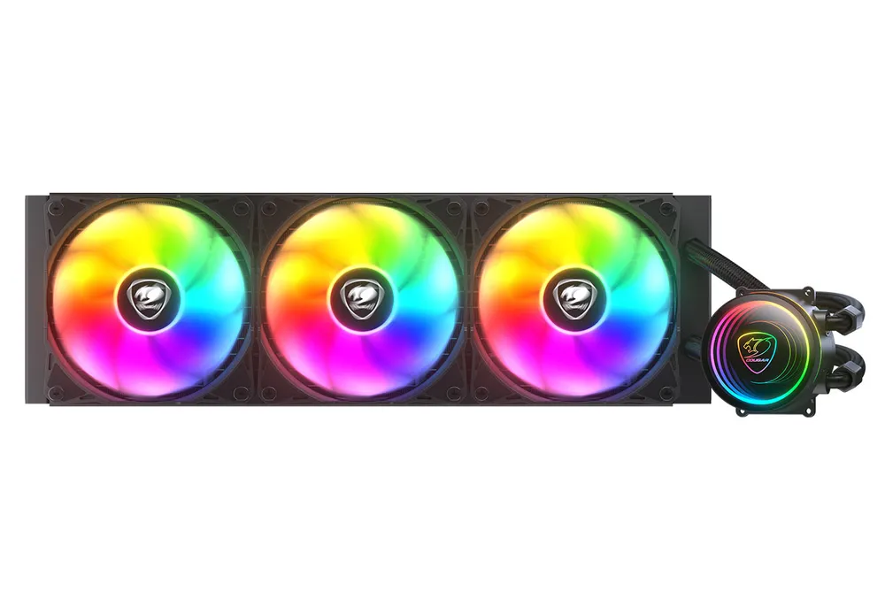 Refrigeración Líquida Cougar CGR-PSDELRGB-B-360 360mm 3 Lüfter ARGB Schwarz