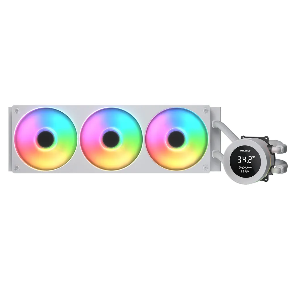 Refrigeración Líquida Cougar CGR-PSDVARGB-W-360 360mm 3 Lüfter ARGB Weiß