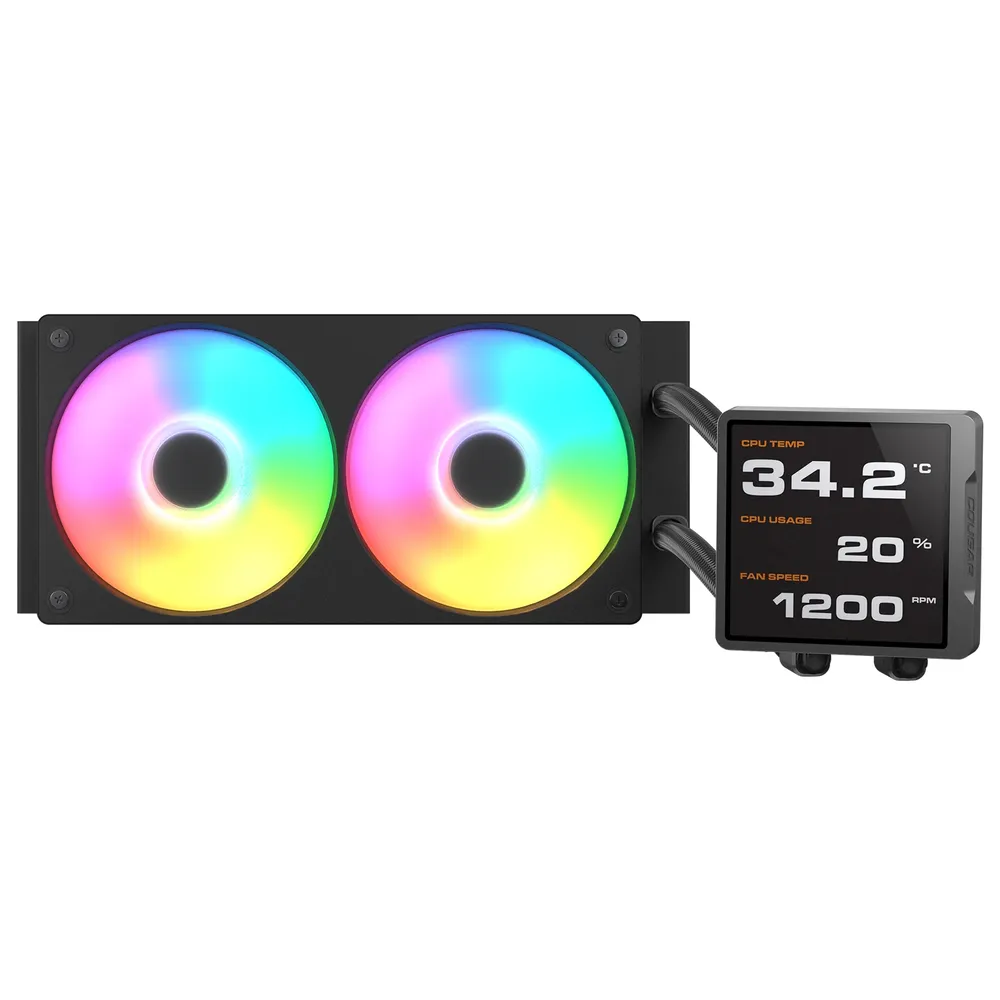 Refrigeración Líquida Cougar CGR-PSDVPRGB-B-240 240mm 2 Lüfter RGB