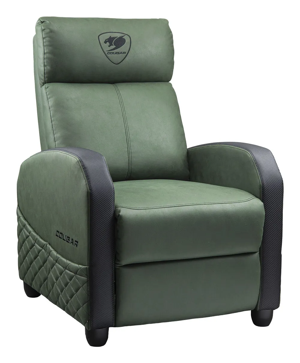 Gaming-Stuhl Cougar Ranger Elite Army schwarz/blau verstärkte Polsterung 135 kg