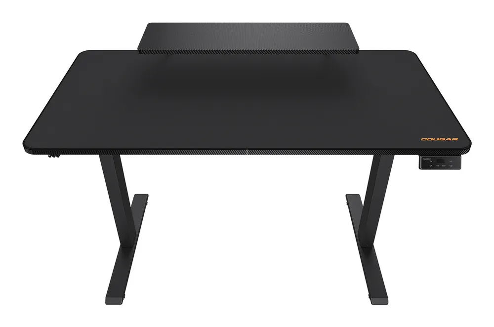 Mesa Gaming Cougar 120cm Stahl Schwarz Elektrisch Ergonomisch Kopfhörerhaken
