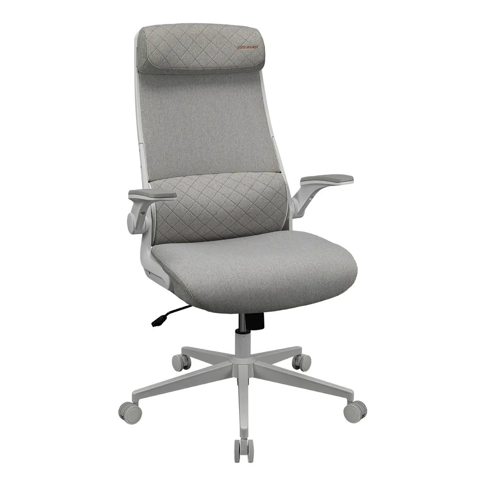Bürostuhl Cougar CGR-STD-ASW Weiß Schwarz Ergonomisch Stoff Höhenverstellbar