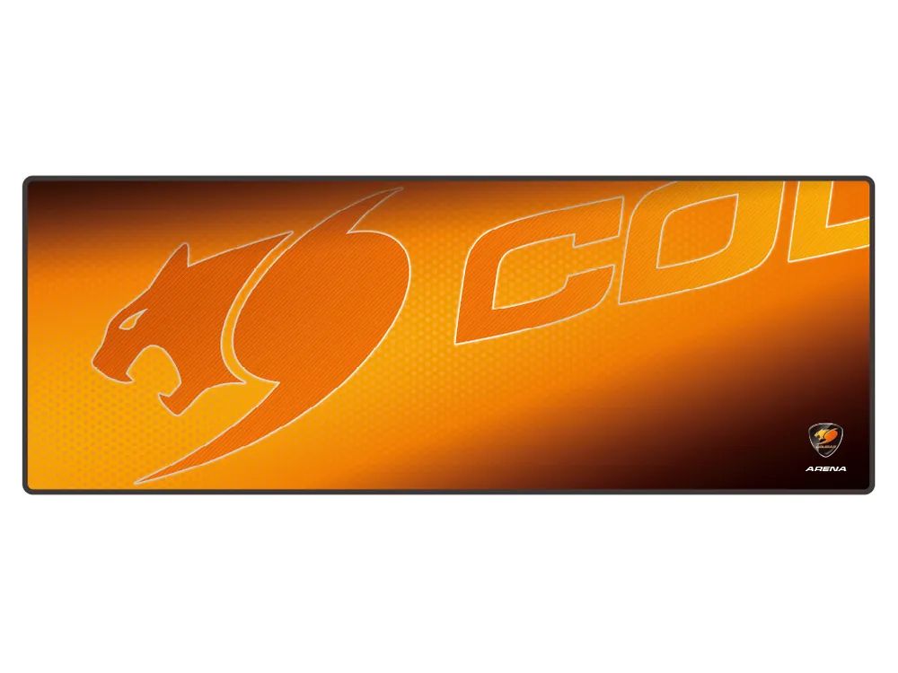 Cougar Arena Extra langes orangefarbenes Gaming-Mauspad