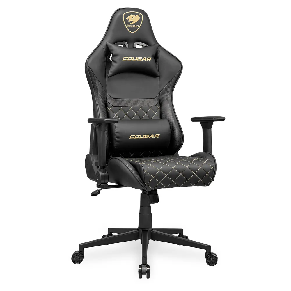 COUGAR Gaming-Stuhl Armor One V2 Gold, Schwarz