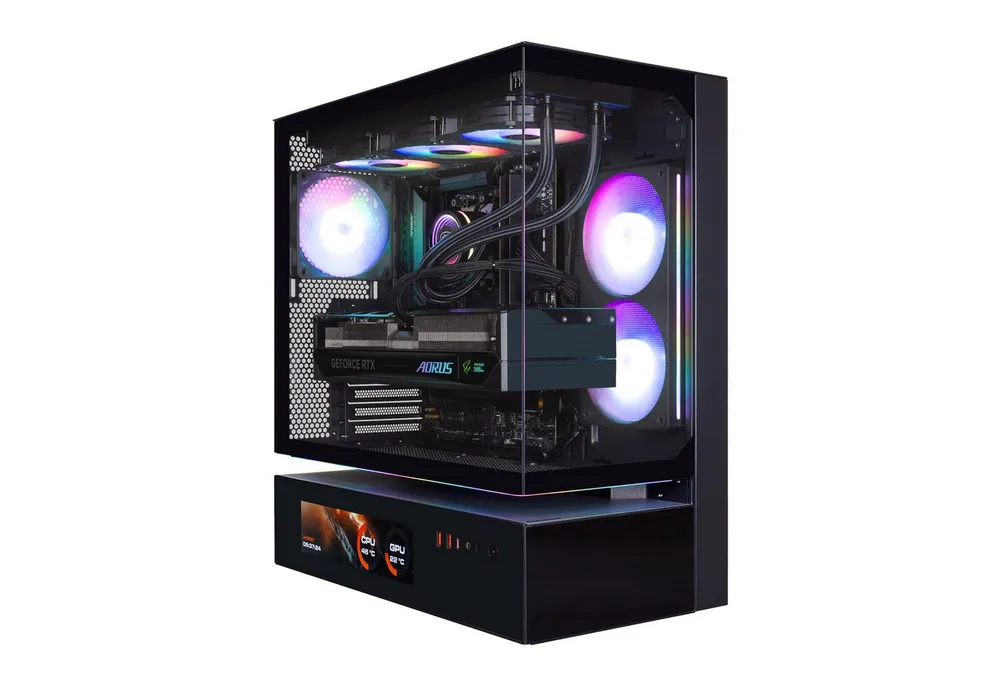 Cougar CFV235 Vision BK 8081 AMD Ryzen 7 9850X3D 32GB DDR5 2TB SSD RTX 5080 Gaming-PC (AMD Ryzen 7 9850X3D, RTX 5080, 32 GB RAM, 2000 GB SSD, Wasserkühlung, Windows 11, DDR5 RAM, Wasserkühlung)