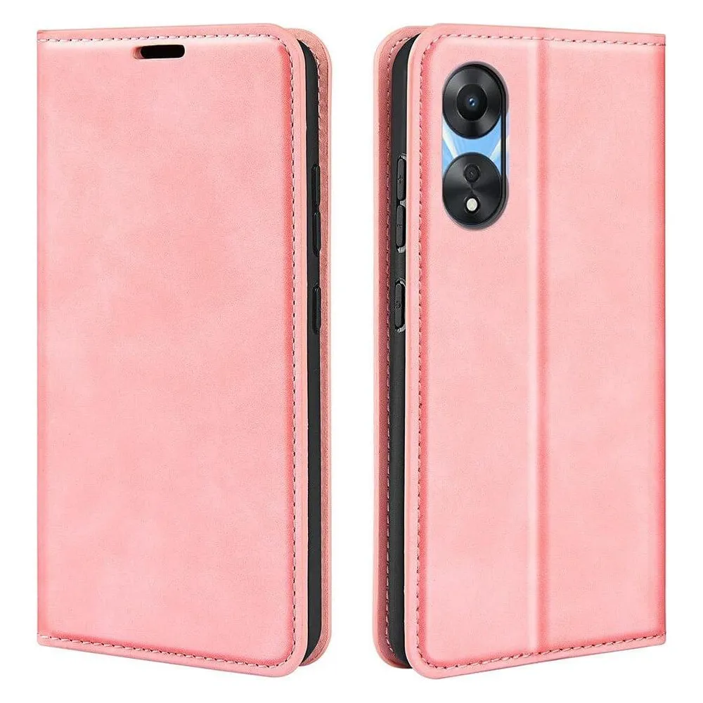 Cover-Discount OPPO A58 5G / A78 5G - Stand Flip Case Hülle rosa-Copy