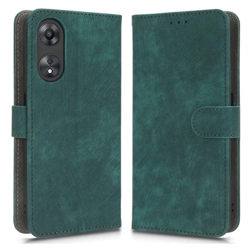 Cover-Discount OPPO A58 5G / A78 5G - Etui mit RFID Blocker grün