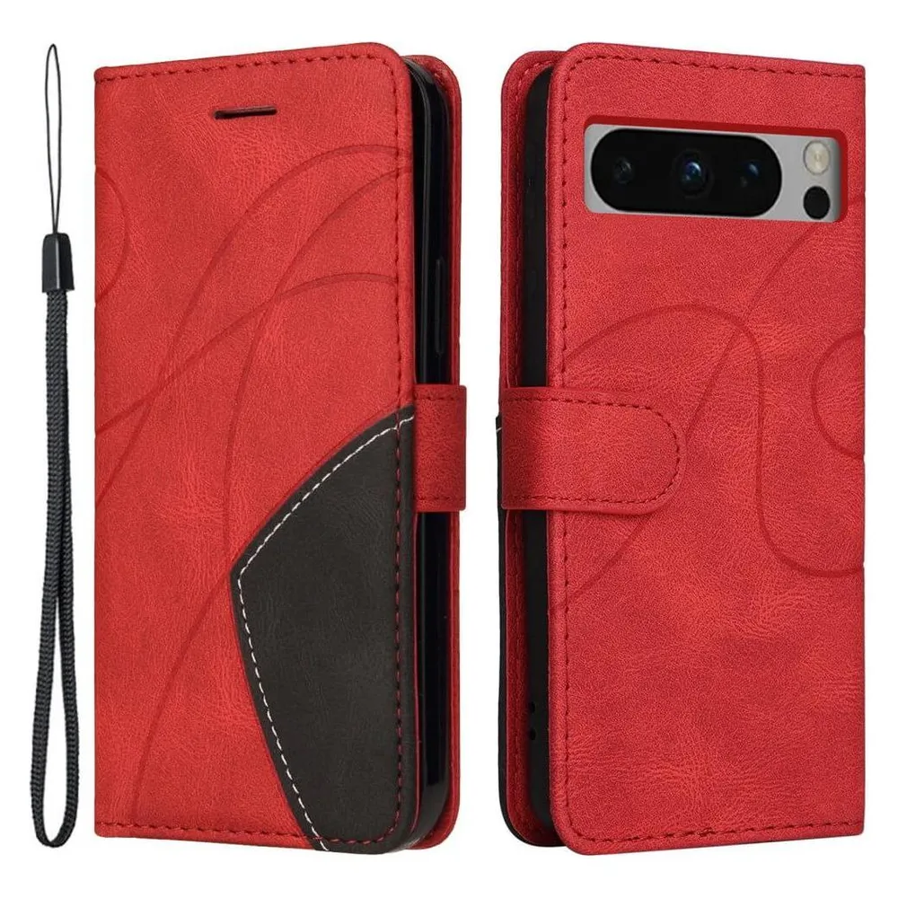 Cover-Discount Google Pixel 8 Pro - Dual-color Etui Hülle rot
