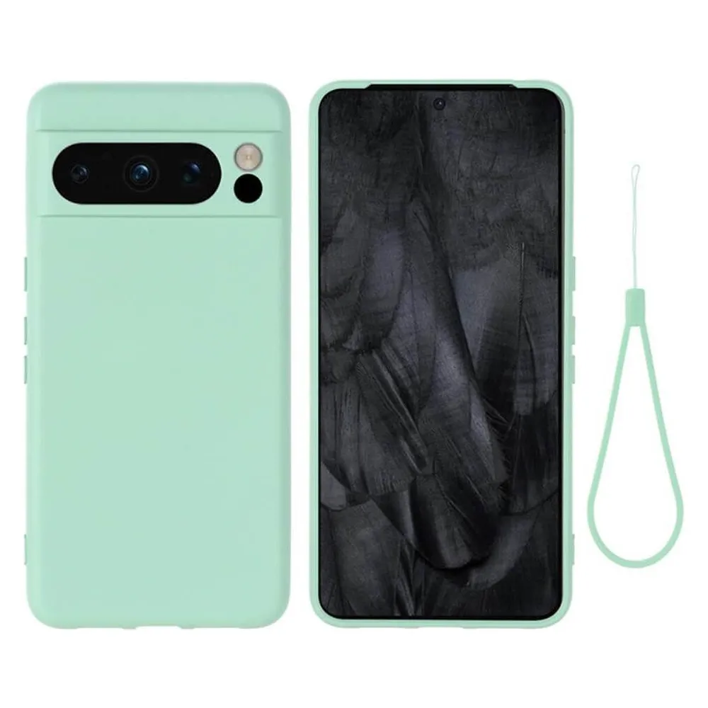 Cover-Discount Google Pixel 8 Pro - Silikon Gummi Hülle grün