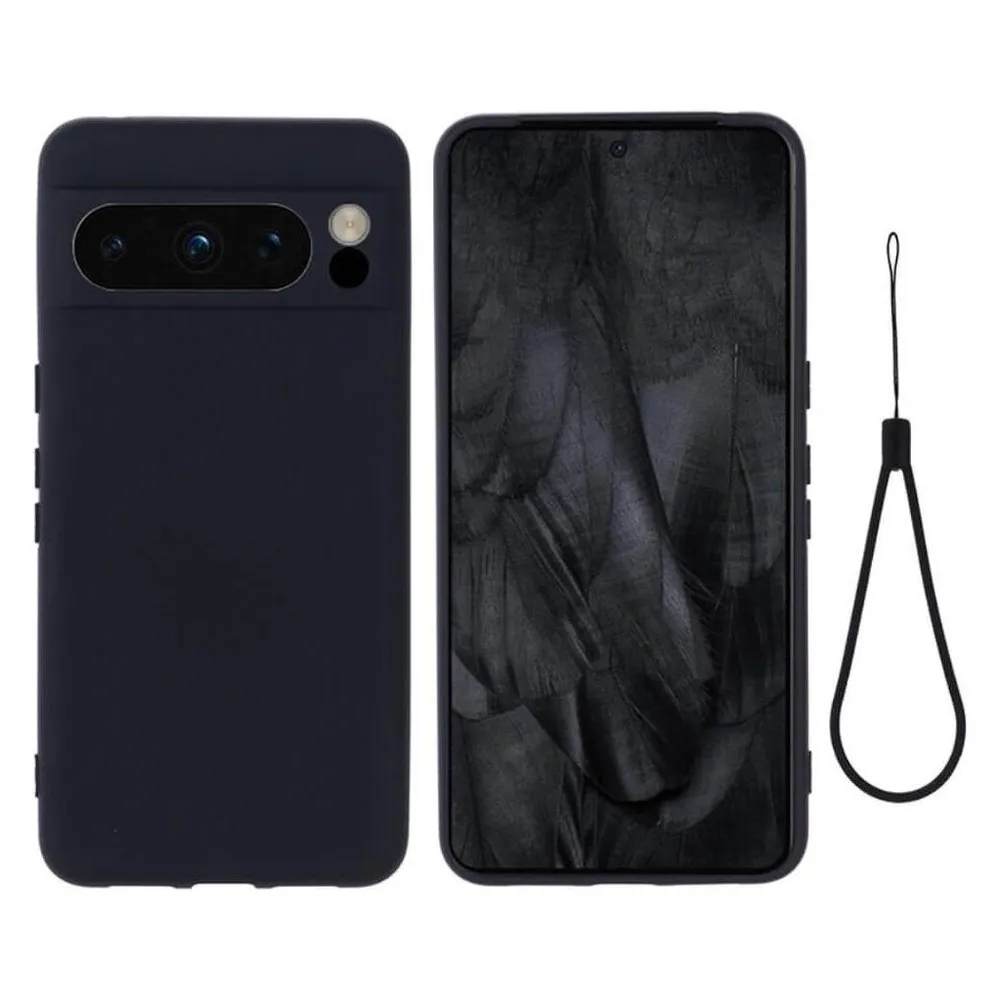 Cover-Discount Google Pixel 8 Pro - Silikon Gummi Hülle schwarz